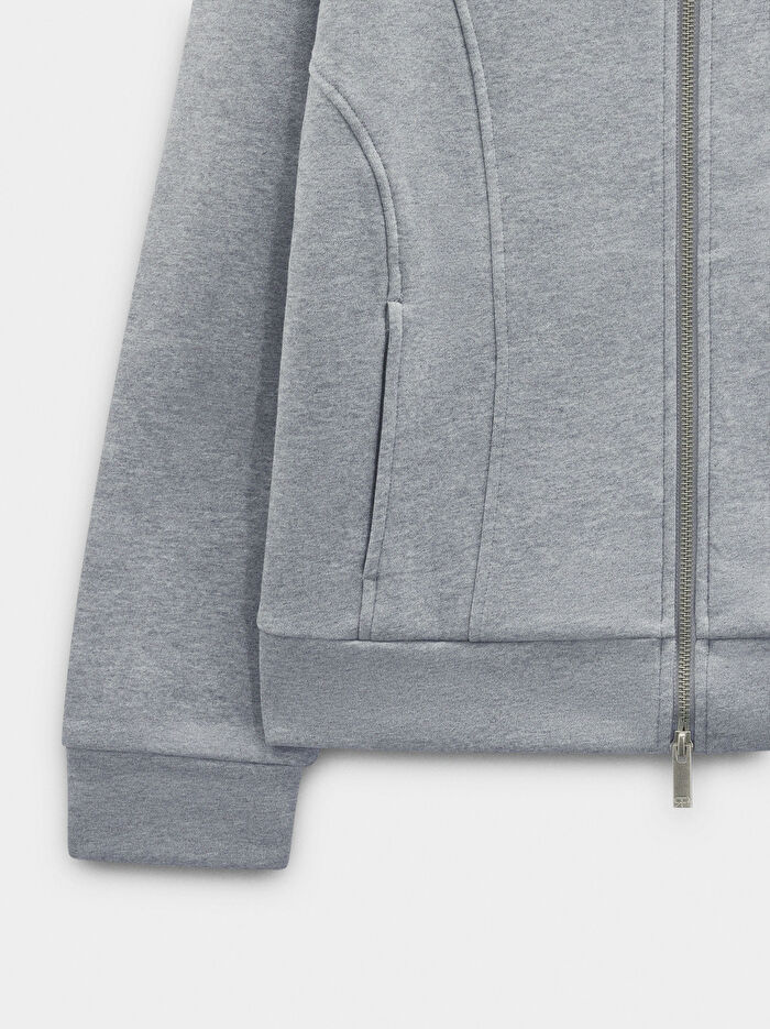 Pamuklu Kapüşonlu Sweatshirt