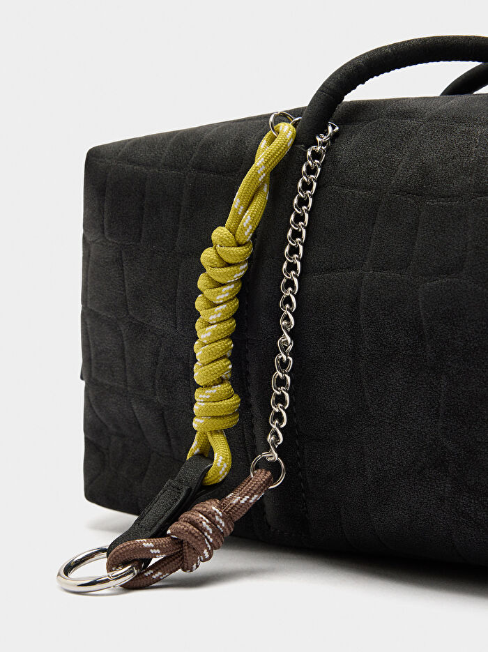 Desenli Omuz Çantası