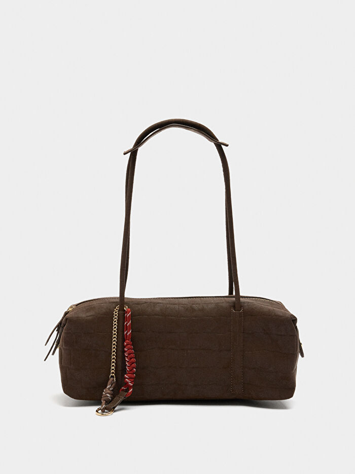 Desenli Omuz Çantası