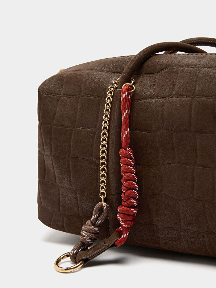 Desenli Omuz Çantası