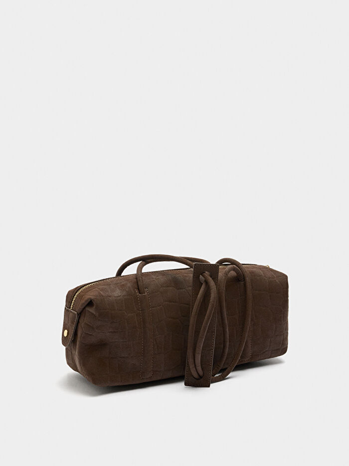 Desenli Omuz Çantası