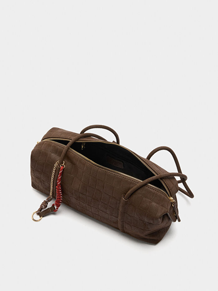 Desenli Omuz Çantası