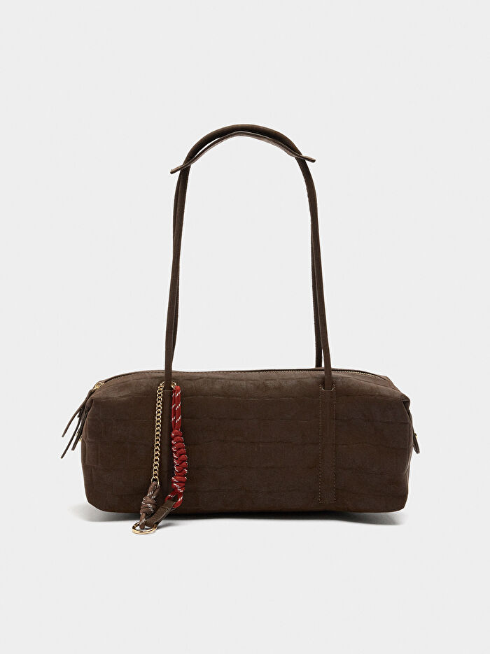 Desenli Omuz Çantası