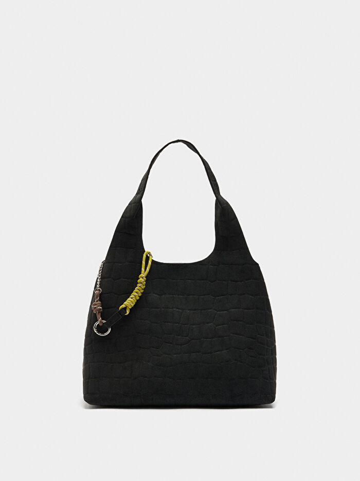 Desenli Shopper Çanta