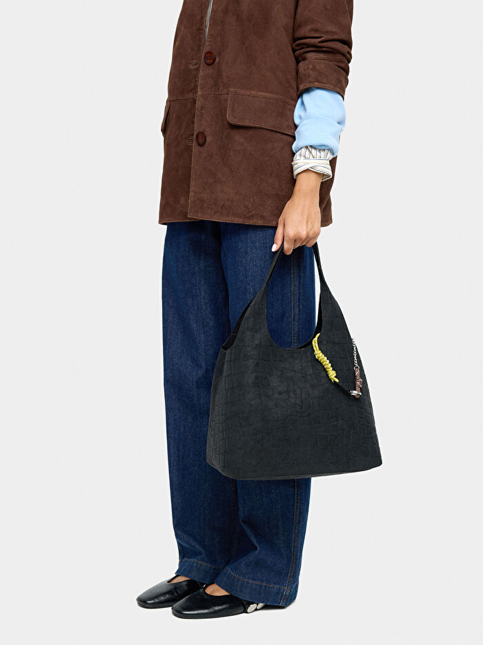 Desenli Shopper Çanta