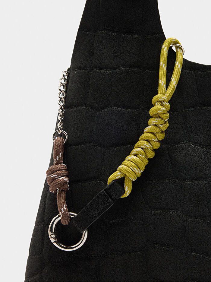 Desenli Shopper Çanta