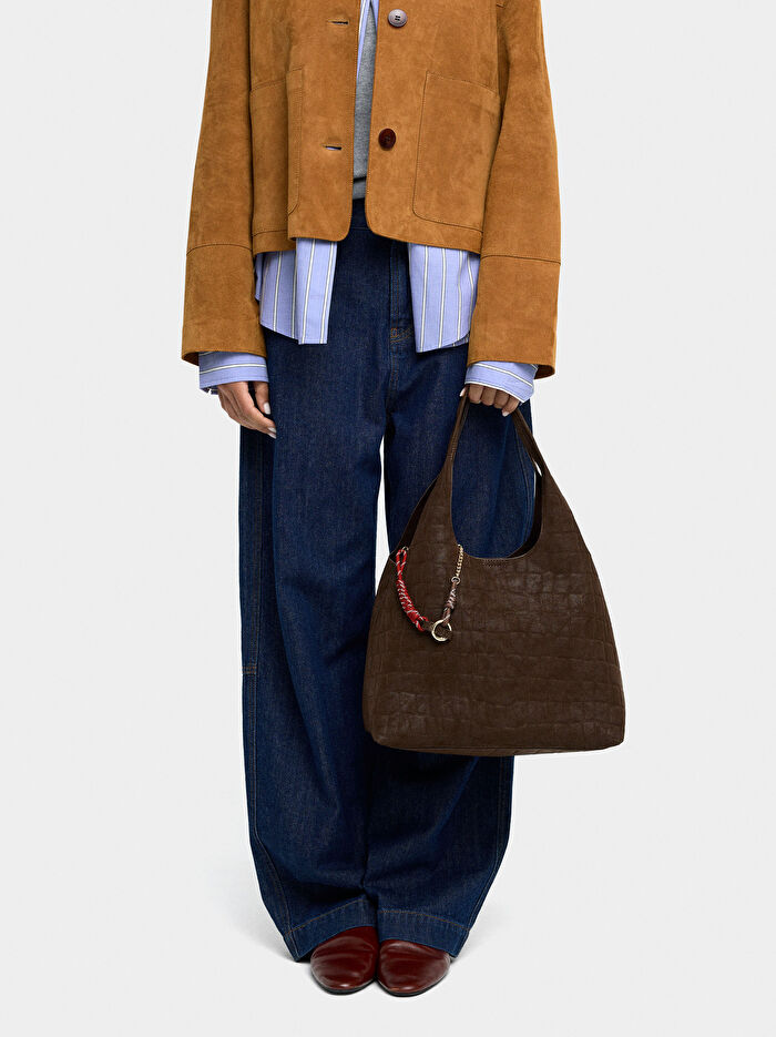 Desenli Shopper Çanta