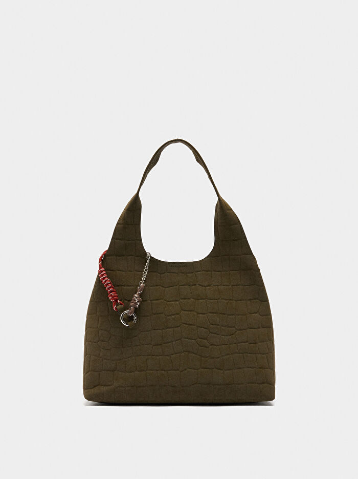 Desenli Shopper Çanta