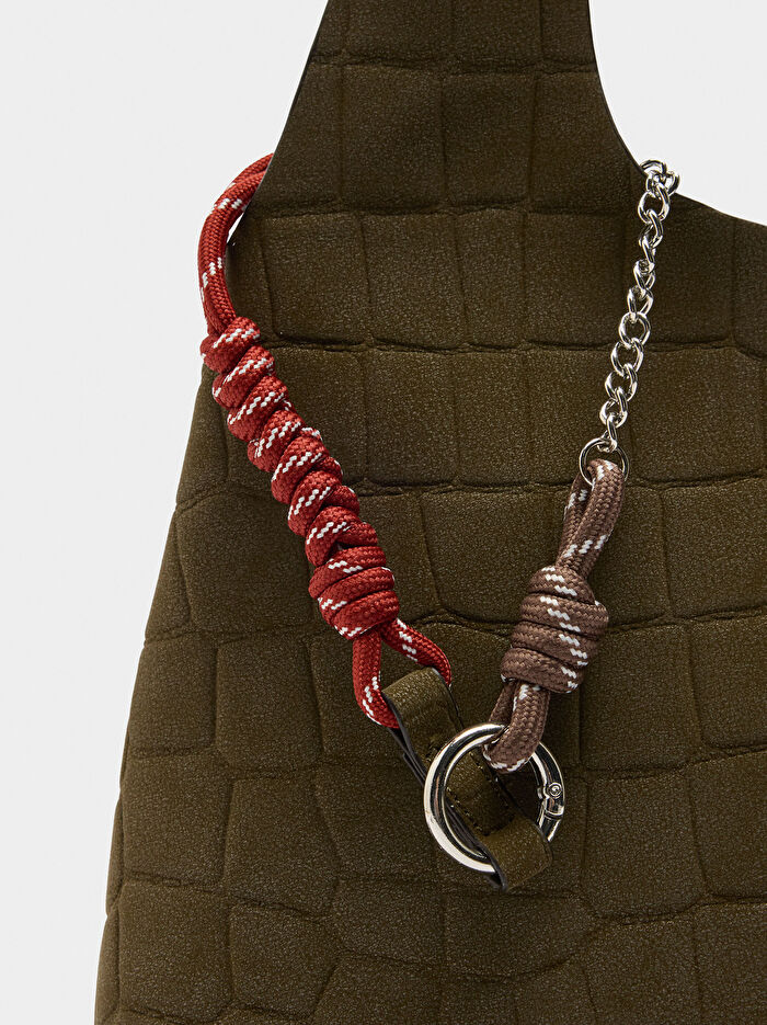 Desenli Shopper Çanta