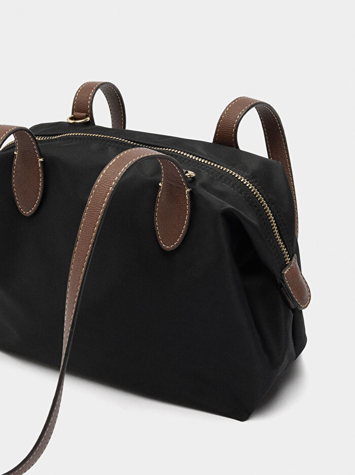 Teknik Kumaş Shopper Çanta S