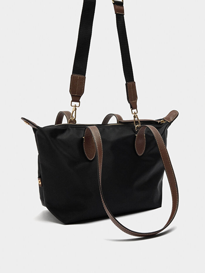 Teknik Kumaş Shopper Çanta S