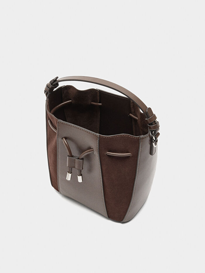 Deri Bucket Çanta S