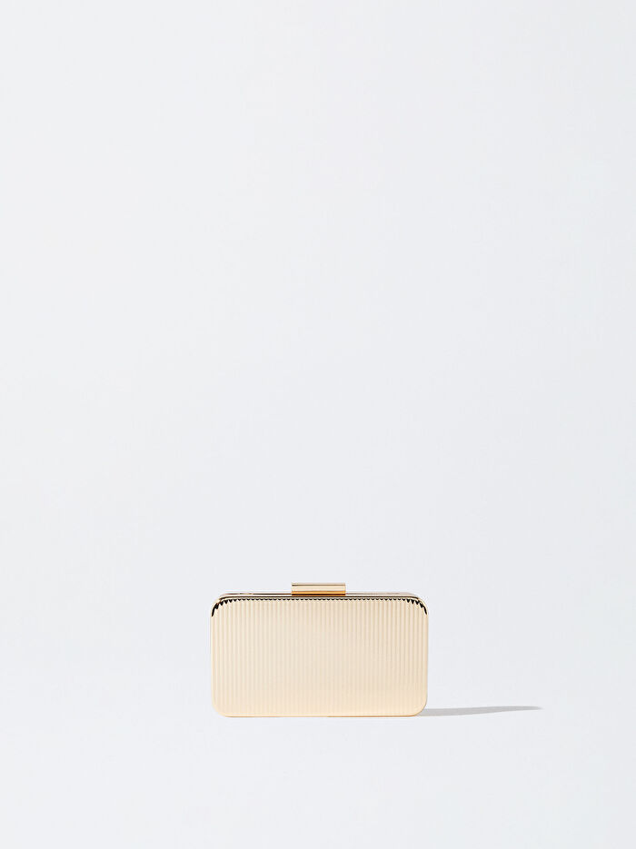 Gold Party Clutch Çanta