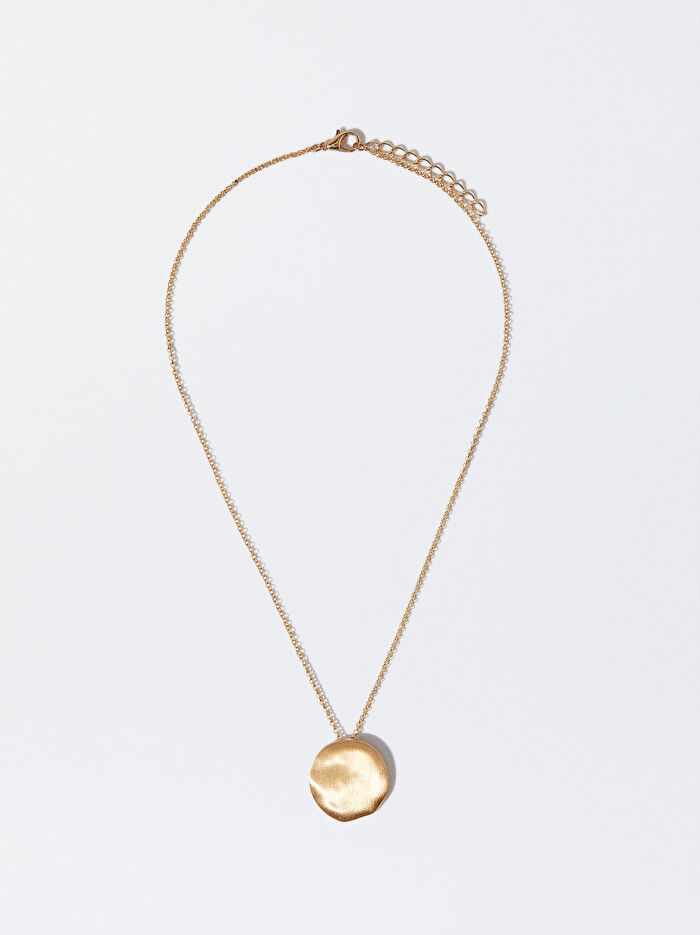 Madalyonlu Gold Kolye