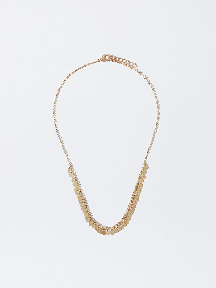 Madalyonlu Gold Kolye