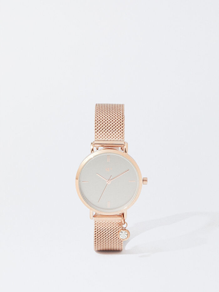 Paslanmaz Çelik Rose Gold Saat