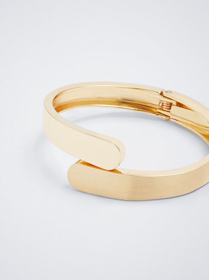 Gold Kelepçe Bilezik