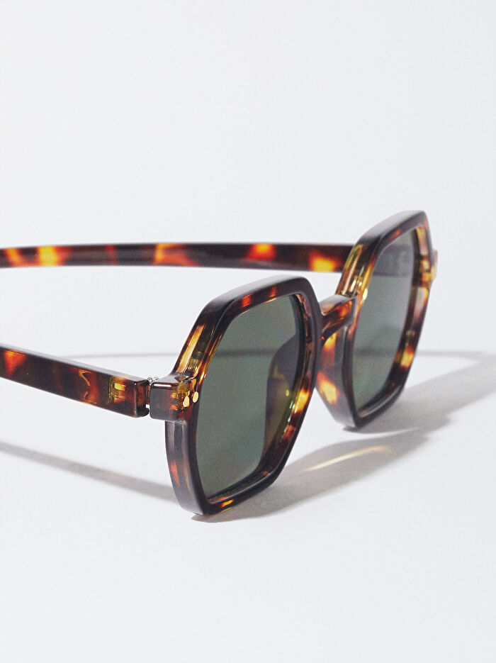 Sekizgen Çerçeveli Güneş Gözlüğü