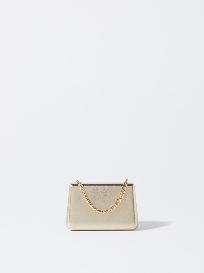Zincir Saplı Party Clutch Çanta