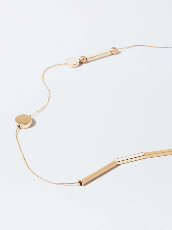 Mineli Gold Kolye