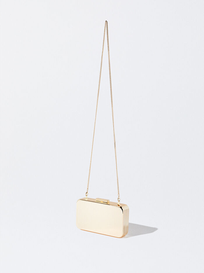 Gold Party Clutch Çanta
