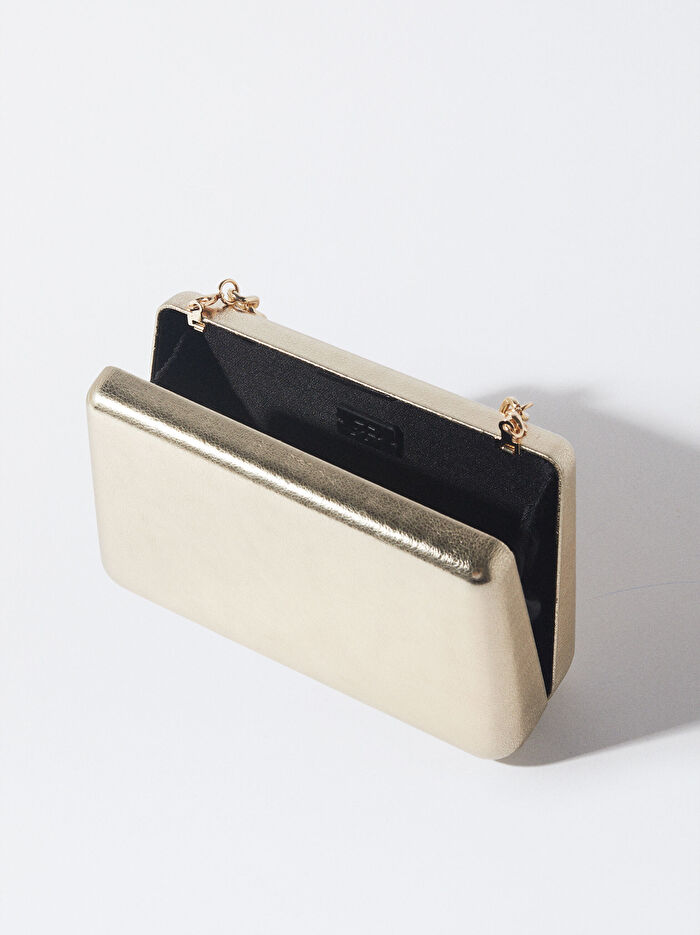 Zincir Saplı Party Clutch Çanta