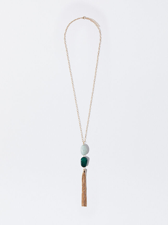 Gold Resin Kolye