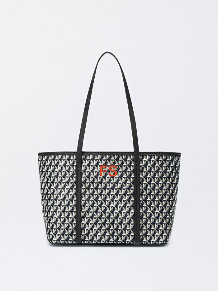 Desenli Tote Bag