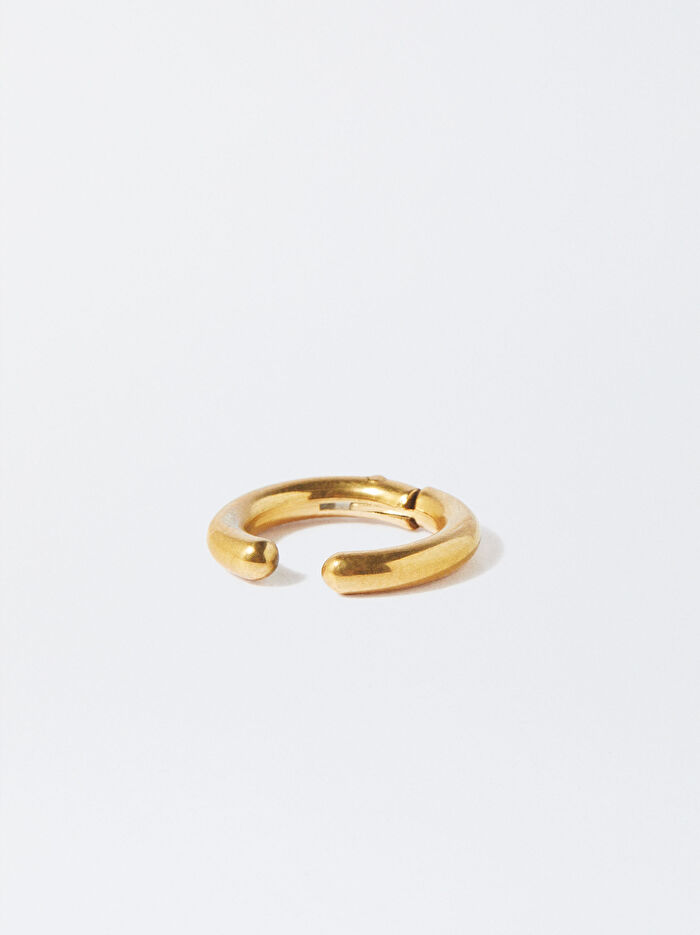 Gold Çelik Kıkırdak Küpe