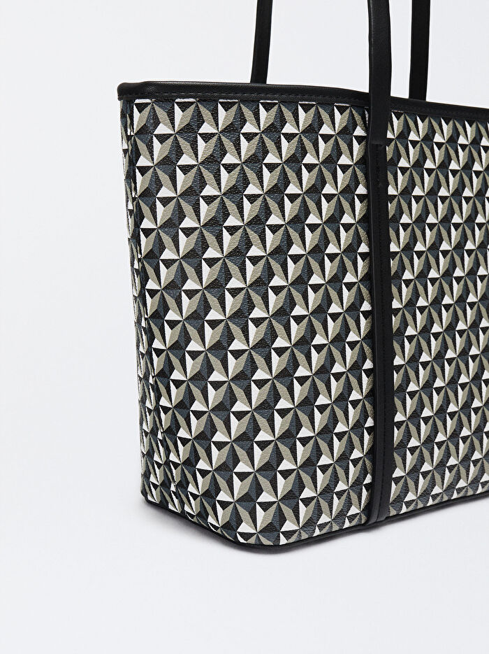 Desenli Tote Bag
