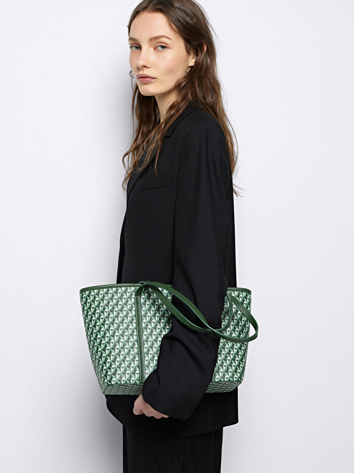 Desenli Tote Bag
