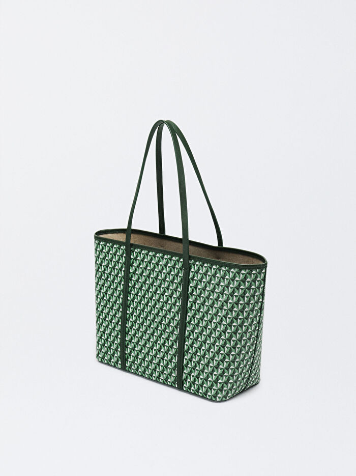 Desenli Tote Bag