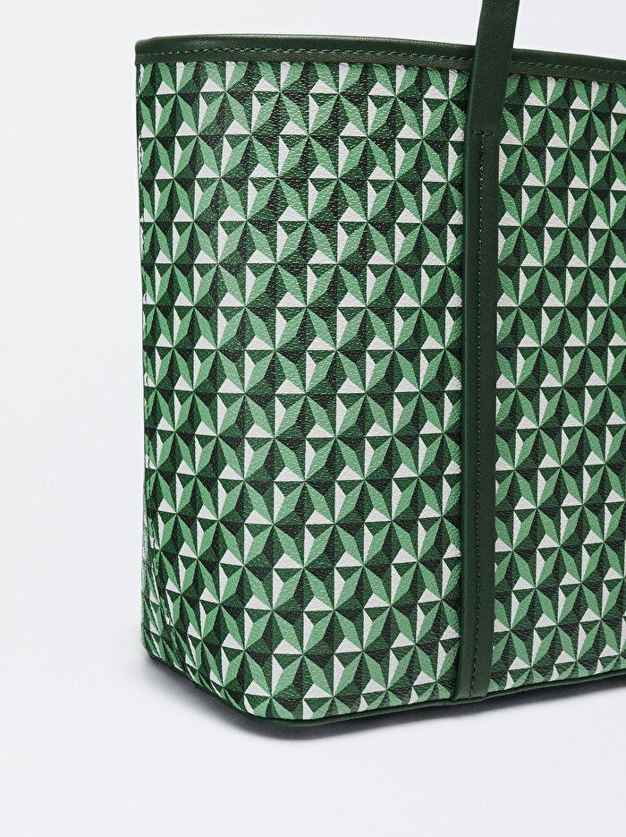 Desenli Tote Bag
