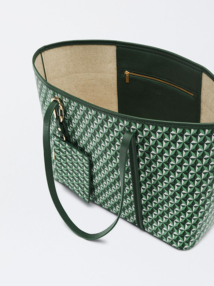 Desenli Tote Bag