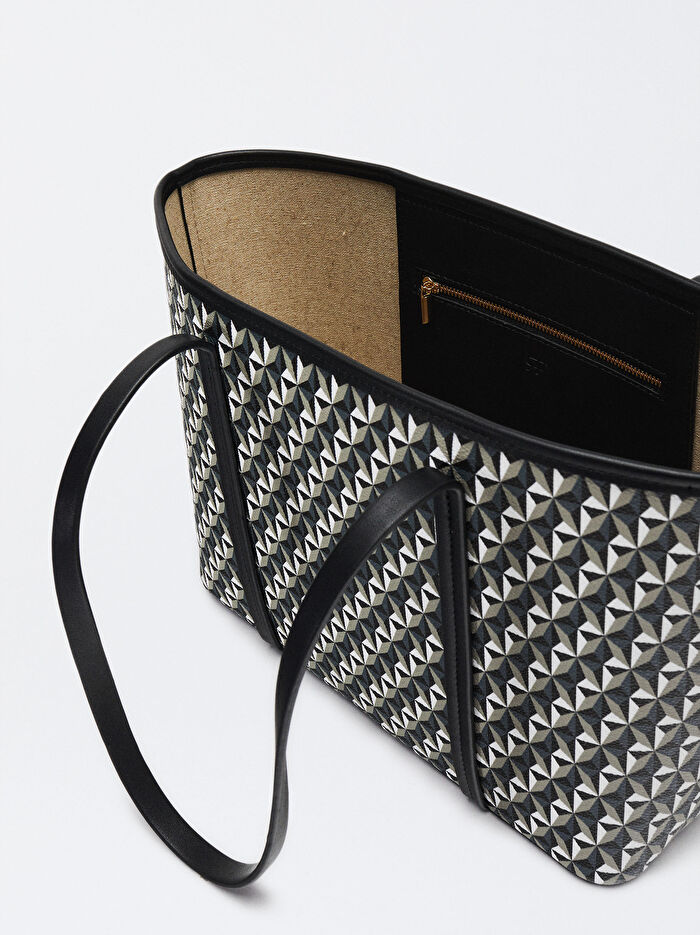 Desenli Tote Bag