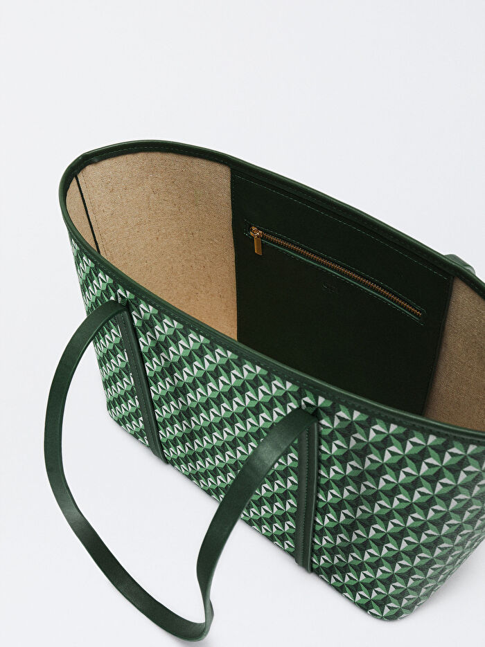 Desenli Tote Bag