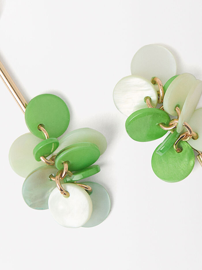 Uzun Deniz Kabuğu Küpe