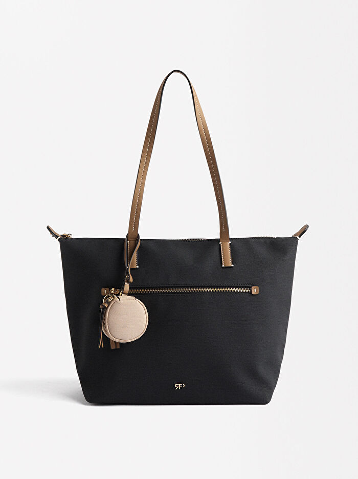 Çıkarılabilir Aksesuarlı Shopper Çanta