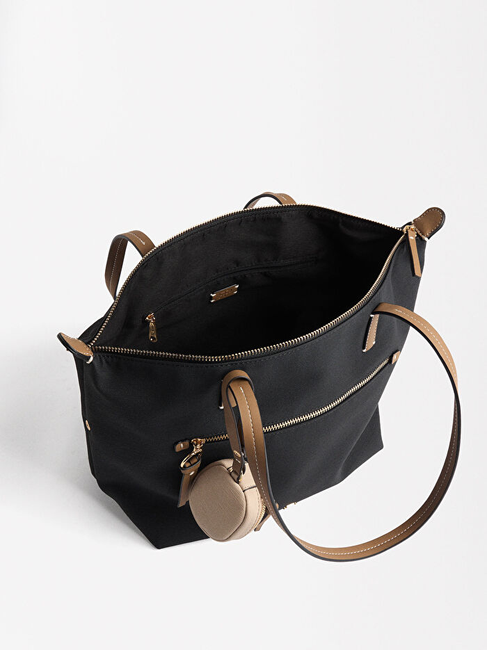Çıkarılabilir Aksesuarlı Shopper Çanta