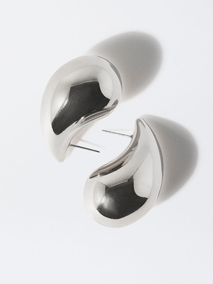 Gümüş Damla Küpe