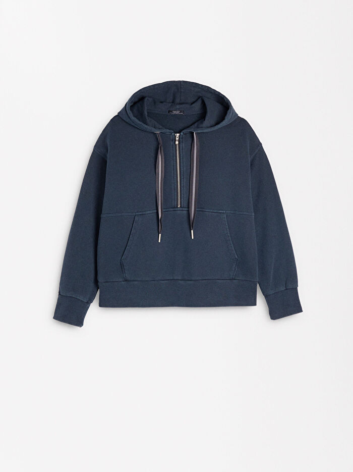Fermuarlı Kapüşonlu Hoodie