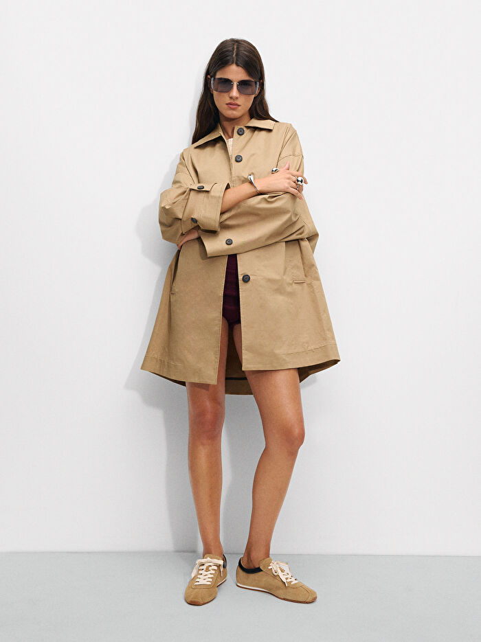 %100 Pamuk Cepli Ceket