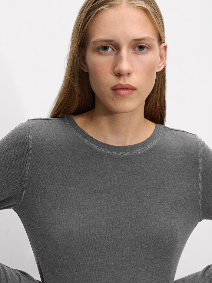 Uzun Kollu T-Shirt