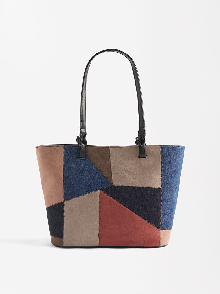 Patchwork Shopper Çanta
