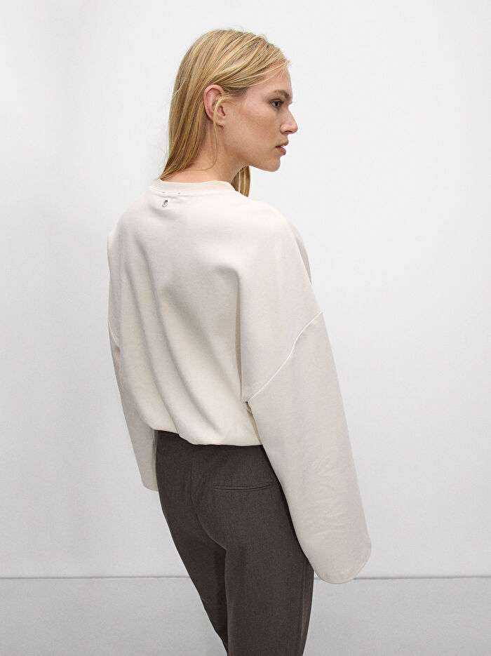 Zımba Detay Sweatshirt