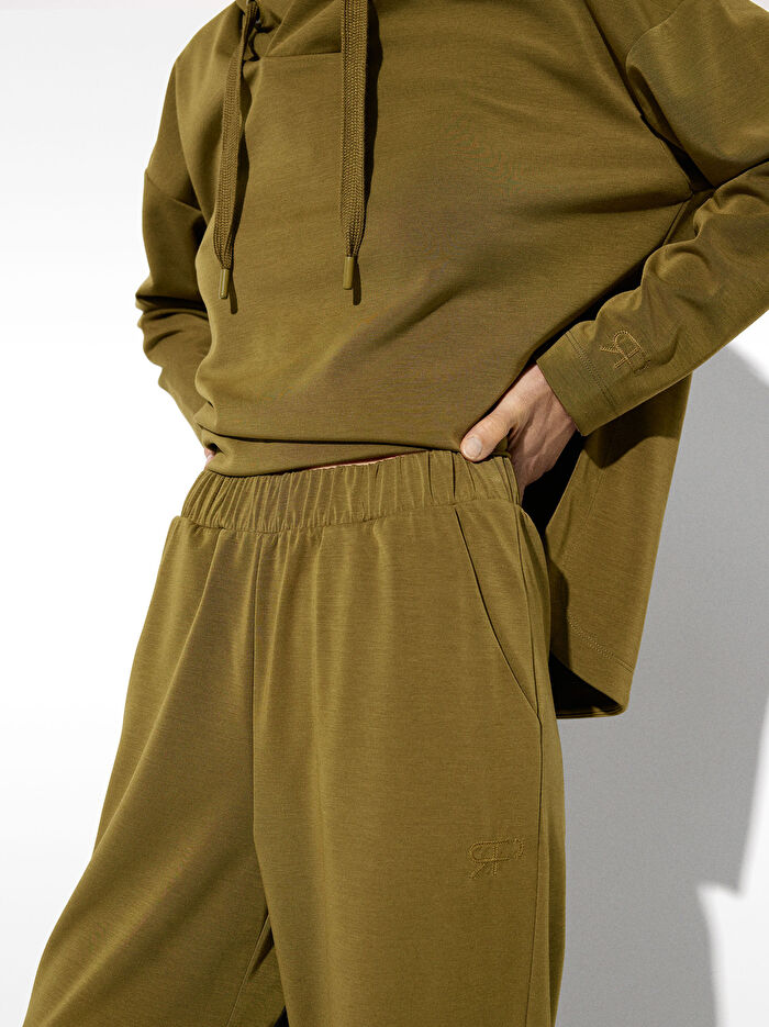 Elastik Belli Bol Kesim Pantolon