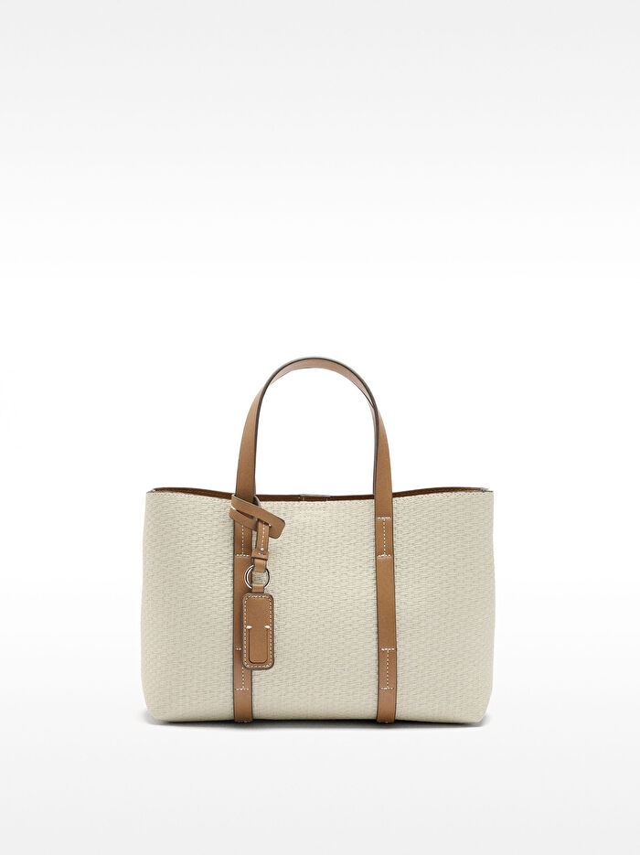 Dokulu Tote Çanta