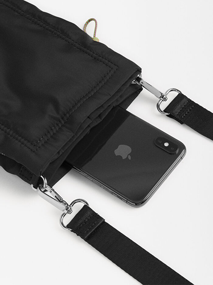 Teknik Kumaş Çapraz Askılı Çanta