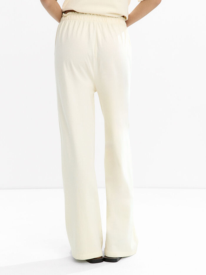 %100 Pamuk Nakışlı Pantolon