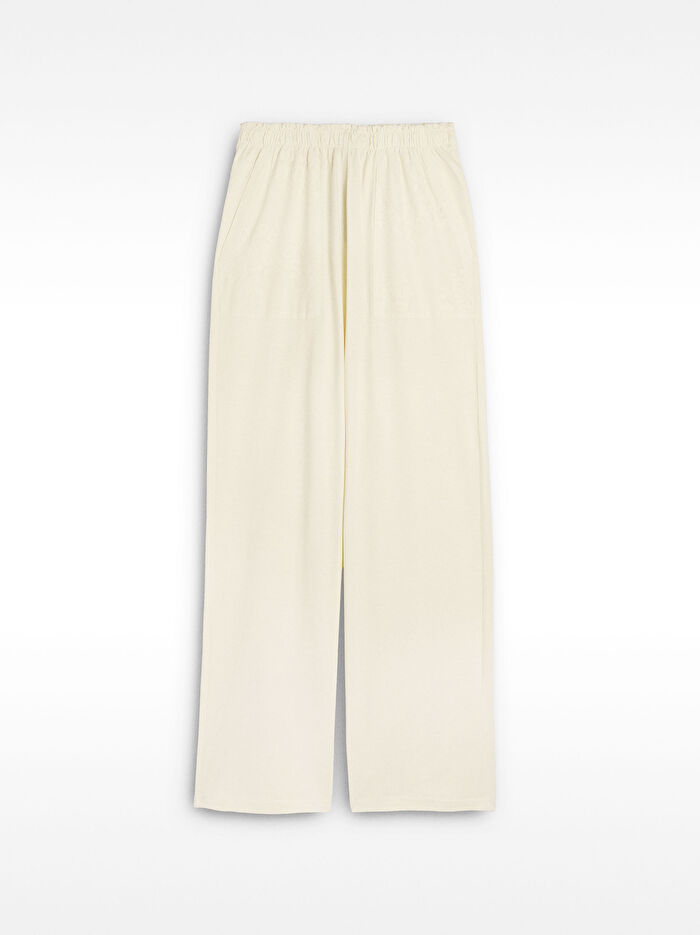 %100 Pamuk Nakışlı Pantolon